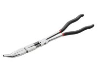 Facom Double Jointed Extra Long Half-Round Nose Pliers 45° Angle 340mm