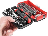 Facom R2NANO Socket Set of 38 Metric 1/4in Drive