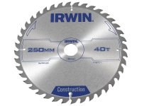 Irwin General Purpose Table & Mitre Saw Blade 250 x 30mm x 40T ATB