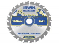Irwin Weldtec Cordless Circular Saw Blade 165 x 20mm x 24T ATB