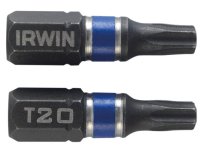 Irwin Impact Screwdriver Bits TORX TX20 25mm (Pack 20)