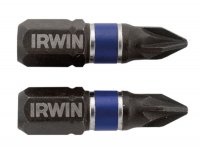 Irwin Impact Screwdriver Bits Pozi PZ1 25mm (Pack 2)