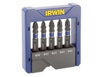 Irwin Pozidriv Impact Screwdriver Pocket Bit Set, 5 Piece