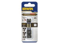 Irwin Impact Pro Performance Screwdriver Bits PH2 57mm (Pack 2)