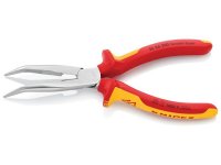 Knipex VDE Long Bent Snipe Nose Side Cutting Pliers 200mm