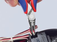 Knipex Electronics Flat Jaw Pliers Multi-Component Grip 115mm