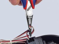 Knipex Electronics Flat Jaw Pliers Multi-Component Grip 115mm