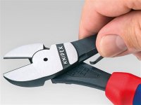 Knipex High Leverage Diagonal Cutters Multi-Component Grip with Spring 180mm (7in)