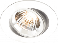 Knightsbridge IP20 230V GU10 White Recessed Tilt Twist & Lock Downlight (RD2W)