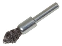 Lessmann Pointed End Brush with Shank 12/60 x 20mm, 0.30 Steel Wire