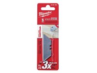 Milwaukee General-Purpose Rounded Edge Utility Blades (Pack 5)