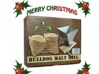 Bulldog Malt Mill Grain Crusher 7L Capacity