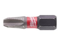 Milwaukee SHOCKWAVE? Impact Duty Bits PH3 x 25mm (Pack 2)