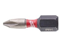 Milwaukee SHOCKWAVE? Impact Duty Bits PH1 x 25mm (Pack 2)