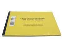 Monument Tools 532P Gas Safe® Landlords Gas Safety Record Pad of 50