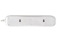 Masterplug Extension Lead 240V 4-Gang 13A White 2m