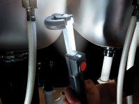 RIDGID 2017 Telescopic Basin Wrench with Led Work Light 12-32mm Capacity