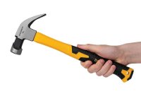 Roughneck Claw Hammer Fibreglass Shaft 454g (16oz)