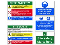 Scan PVC Signs (Pack of 5) - Construction Site Pack