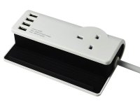 SMJ Desktop Charging Station 240V 4 x USB 13A 1.4m