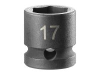 Facom 6-Point Stubby Impact Socket 1/2in Drive 17mm