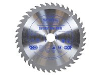 Faithfull TCT Cordless Trimsaw Blade 165 x 20mm x 40T POS