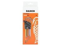 Bahco C1997TORX/9P Long TORX Coloured L-Key Set 9 Piece