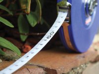 Faithfull Rounded Long Tape 50m/165ft (Width 13mm)