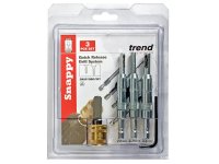 Trend SNAP/DBG/SET Drill Bit Guide Set with Quick Chuck - 5/64in 7/64in & 9/64in