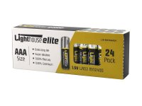 Lighthouse AAA LR03 Alkaline Batteries 1120 mAh (Pack 24)