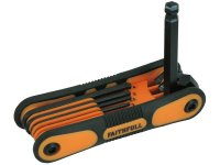 Faithfull Folding Ball End Hexagon Key Set 8 Piece (1.5-8mm)