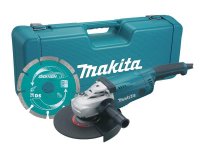 Makita GA9020KD 230mm Angle Grinder with Case & Diamond Wheel 2000W 240V