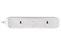 Masterplug Extension Lead 240V 4-Gang 13A White Surge Protected 2m