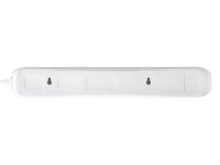 Masterplug Extension Lead 240V 6-Gang 13A White Surge Protected 2m