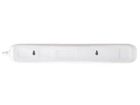 Masterplug Extension Lead 240V 6-Gang 13A White Surge Protected 2m