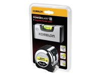 Komelon PowerBlade? II Pocket Tape 5m/16ft (Width 27mm) with Mini Level