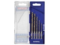 Faithfull HSSE M35 Cobalt Quick-Change Impact Drill Bit Set 5 Piece