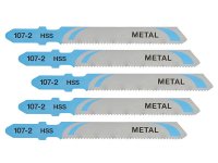 DeWalt HSS Metal Cutting Jigsaw Blades Pack of 5 T118A