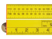 Faithfull Folding Rule Yellow ABS Plastic 1m / 39in