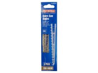 Faithfull S617K Sabre Saw Blade Wood 150mm 3 TPI (Pack of 5)