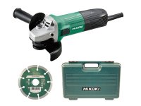 HiKOKI G12STX/J8 Angle Grinder 115mm Diamond Blade & Case 600W 110V