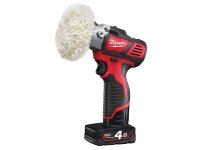 Milwaukee M12 BPS-421X Cordless Sander/Polisher 12V 1 x 4.0Ah/1 x 2.0Ah Li-ion