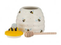 Price & Kensington Sweet Bee Honey Pot & Drizzler Gift Box