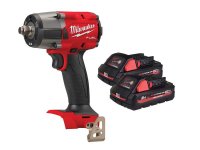 Milwaukee M18 FMTIW2F12-502X FUEL? 1/2in Mid-Torque Impact Wrench 18V 2 x 3.0Ah Li-ion