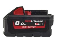 Milwaukee M18 HB8 HIGH OUTPUT? Slide Battery Pack 18V 8.0Ah Li-ion