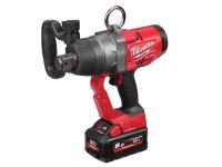 Milwaukee M18 ONEFHIWF1-802X FUEL? ONE-KEY? 1in Impact Wrench 18V 2 x 8.0Ah Li-ion