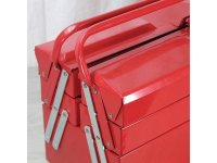 Faithfull Metal Cantilever Toolbox - 5 Tray 40cm (16in)