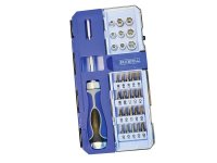 Faithfull Ratchet Screwdriver & Socket Set 33 Piece