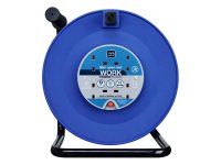 Masterplug Heavy-Duty Cable Reel 240V 13A 4-Socket Thermal Cut-Out 50m