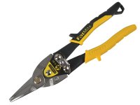 STANLEY Yellow Aviation Snips & Holster Straight Cut 250mm (10in)